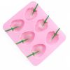 1pc; 6 Strawberry Ice Cube Molds; Ice Cube Tray; Popsicle Molds; 6.4"√ó5.2"