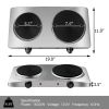 1800W Double Hot Plate Electric Countertop Burner