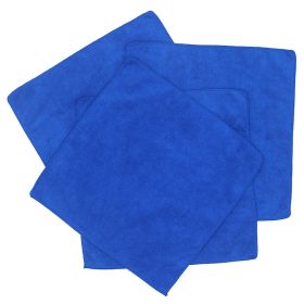 Kitchen Clean Water Absorption Lint-free Microfiber Rag (Option: Blue-25x25cm 5 Pieces)