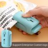 Mini Bag Sealer,  Handheld Heat Vacuum Sealer, 2 in 1 Sealer and Cutter with Lanyard, Portable Resealer Machine for Plastic Bags Food Storage Snacks F