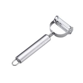 Kitchen Vegetable Peeler Stainless Steel Melon Planer Double-Head Peeler Household Multiple-Function Fruit And Vegetable Peeler (Model: 2 in 1)