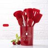 Non-stick Silicone Kitchenware Cooking Utensils Set Cookware Spatula