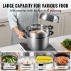 Home Kitchen 304 Stainless Steel Food Steamer Cookware with Lid