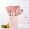 Non-stick Silicone Kitchenware Cooking Utensils Set Cookware Spatula