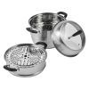 Home Kitchen 304 Stainless Steel Food Steamer Cookware with Lid