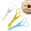 2pcs Piping Flower Scissors/Nail Kitchen Baking Pastry Tool Rose Decor Lifter Fondant Cake Decorating Tray Cream Transfer Set