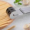 1pc Stainless Steel Fritters Cut Retractable Multi-wheel Noodle Cutter Roller Knife Pizza Knife Commercial Noodle Cutter Noodle Cutter